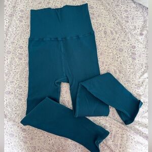 Free People Blue High-Waisted Leggings